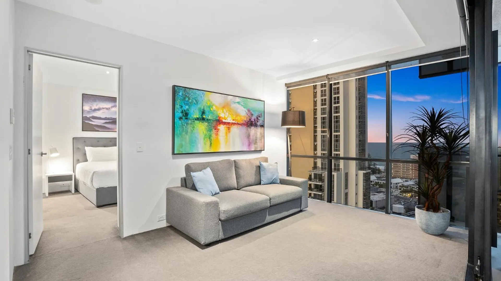 Surfers Paradise Retreat Stunning Views 2-Br Haven Gold Coast Ausztrália